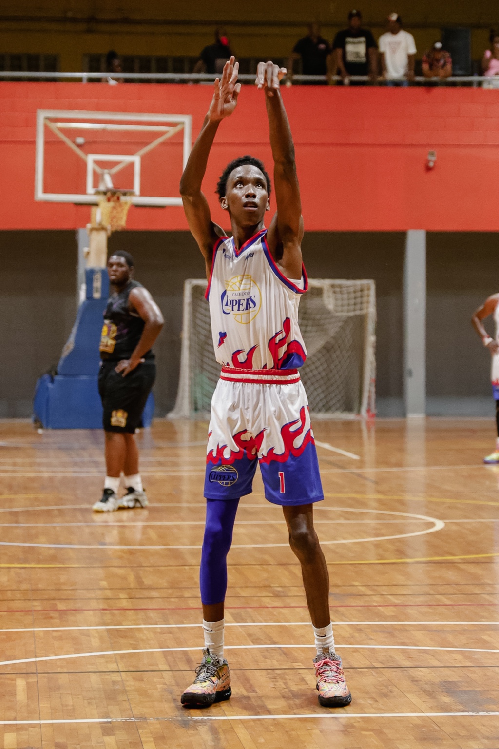 Ahkeel Boyd playing for Caledonia Clippers